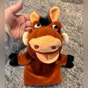 Pumbaa hand puppet